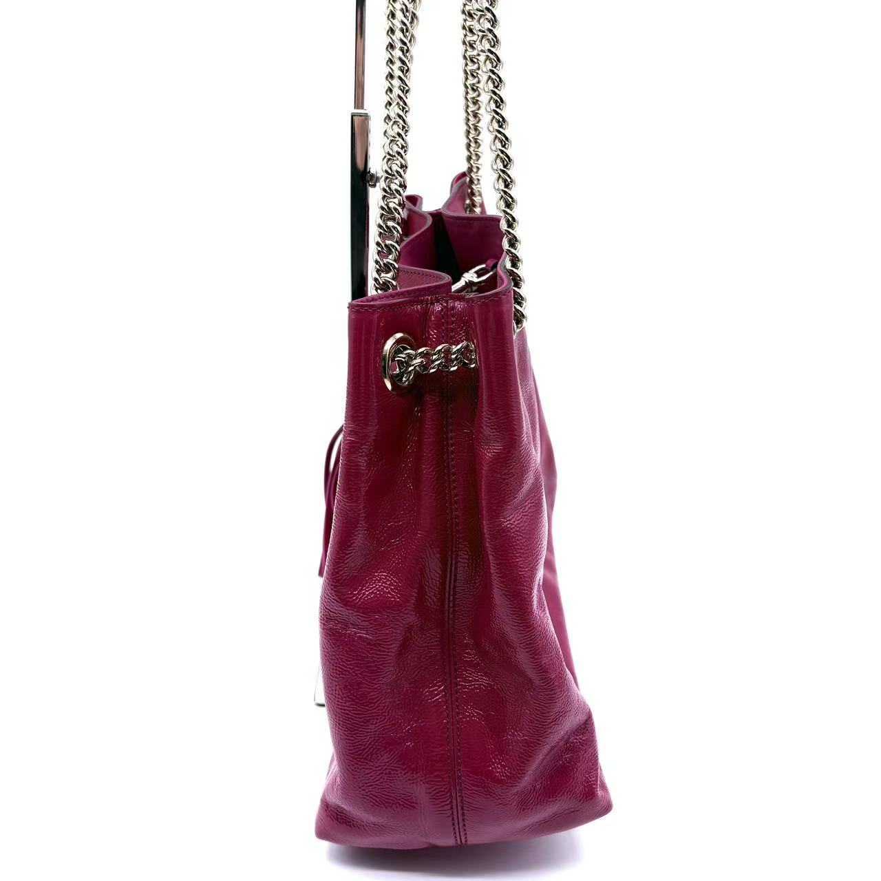 Soho Chain Strap Shoulder Bag Leather Medium