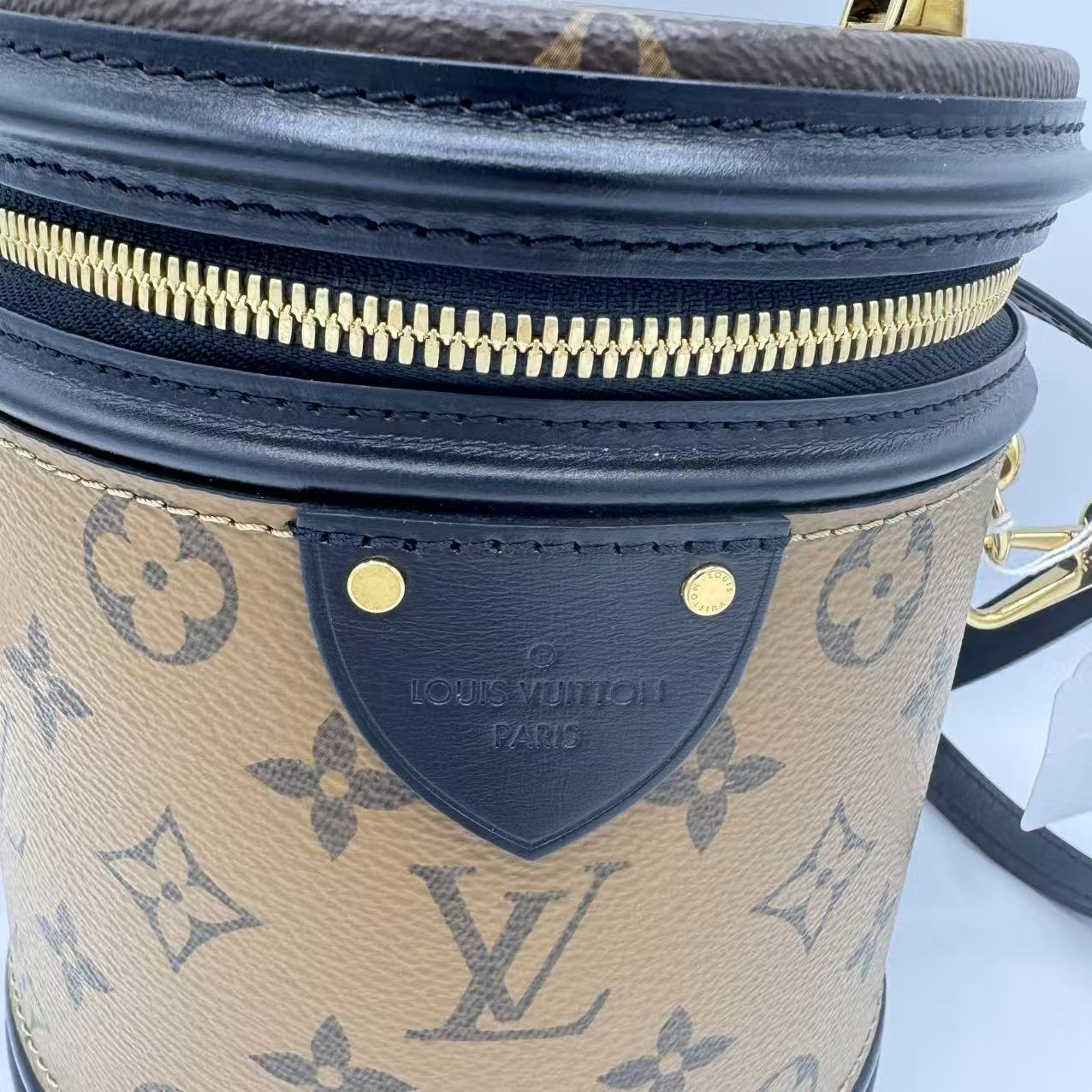 Cannes Handbag Reverse Monogram Canvas gisel