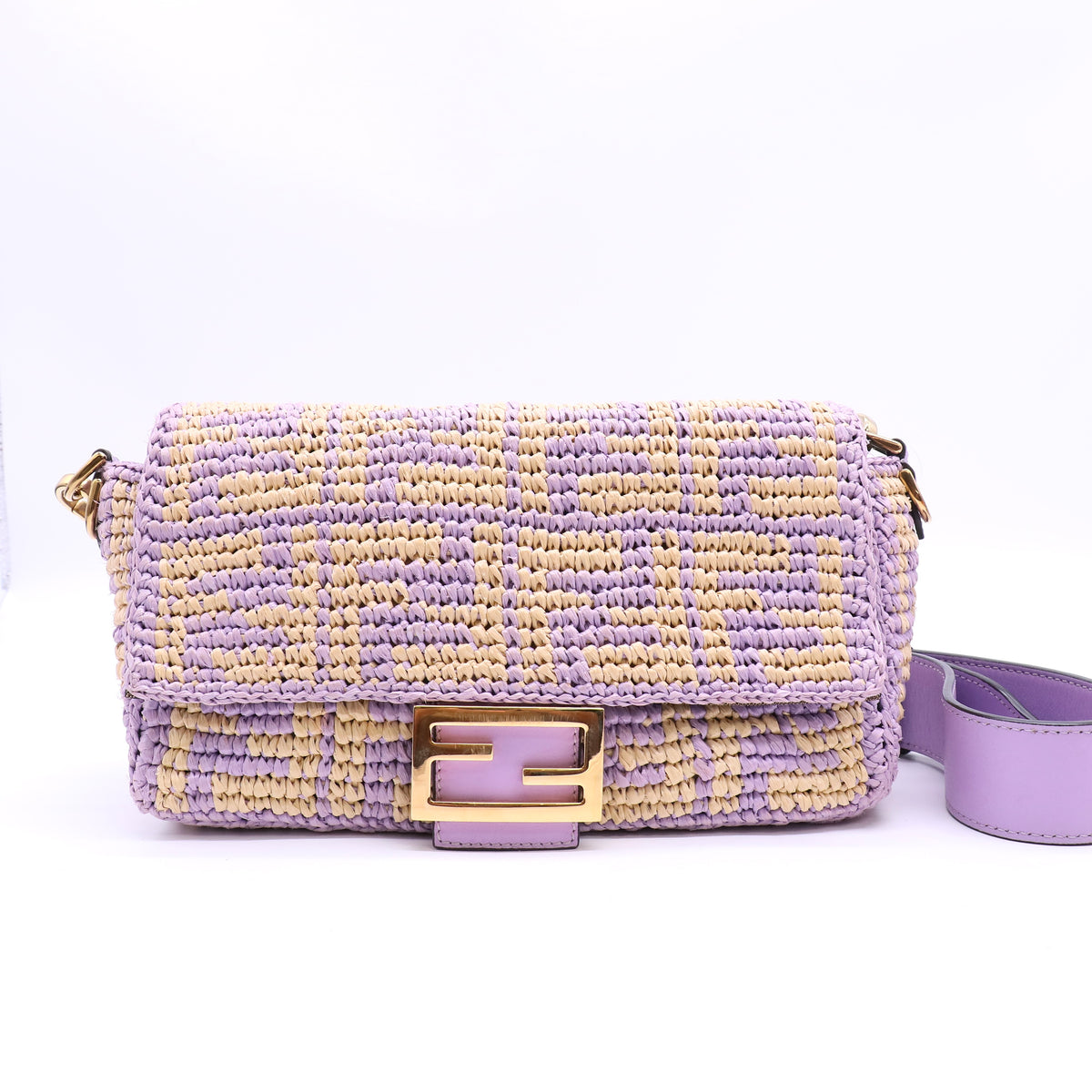 Raffia Baguette Twins LDJ6046