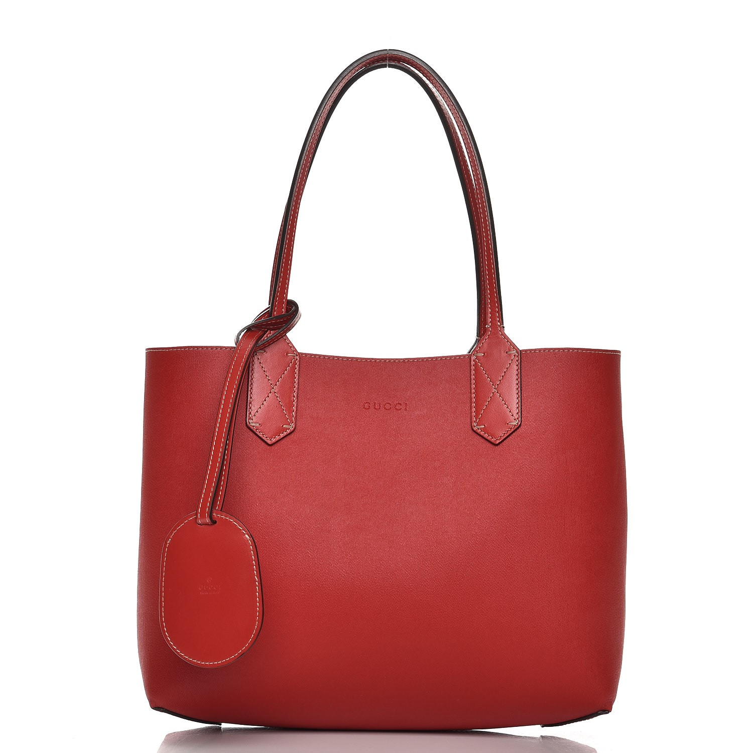 Reversible Tote GG Print Leather Medium Twins