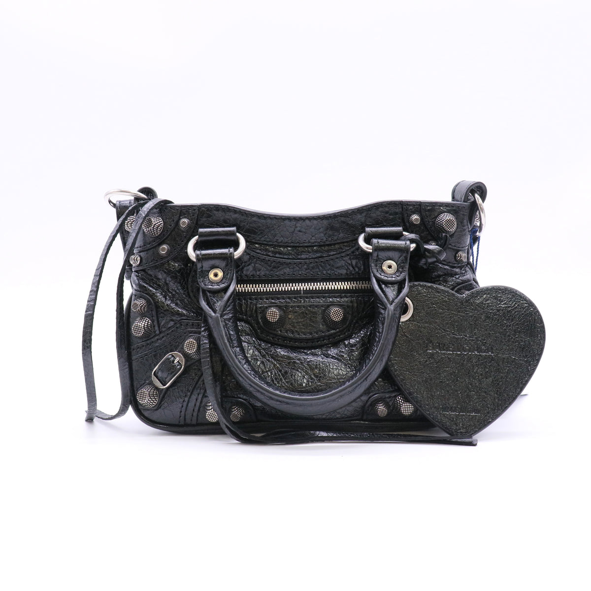 Agneau Arena Neo Cagole Small Handbag Black Twins LDJ6160