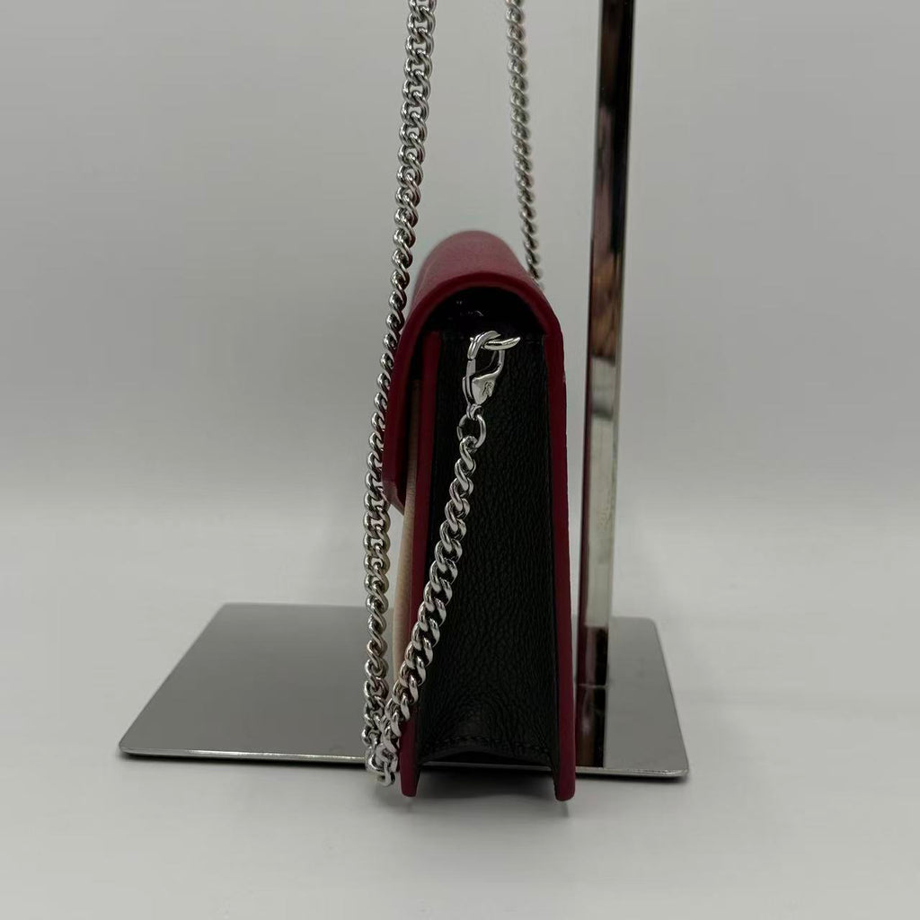 Bicolor Leather MyLockMe Chain Pochette crossbody bag