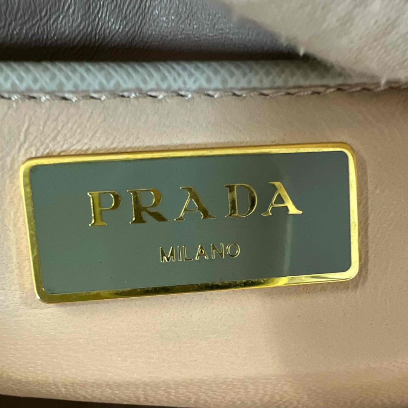 Prada Saffiano Lux Promenade Dome Handbag B24370