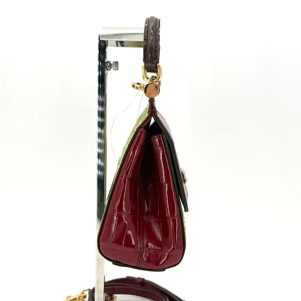 Miss Sicily Bag Python and Crocodile Small