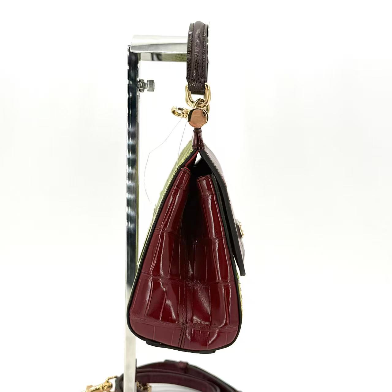 Miss Sicily Bag Python and Crocodile Small