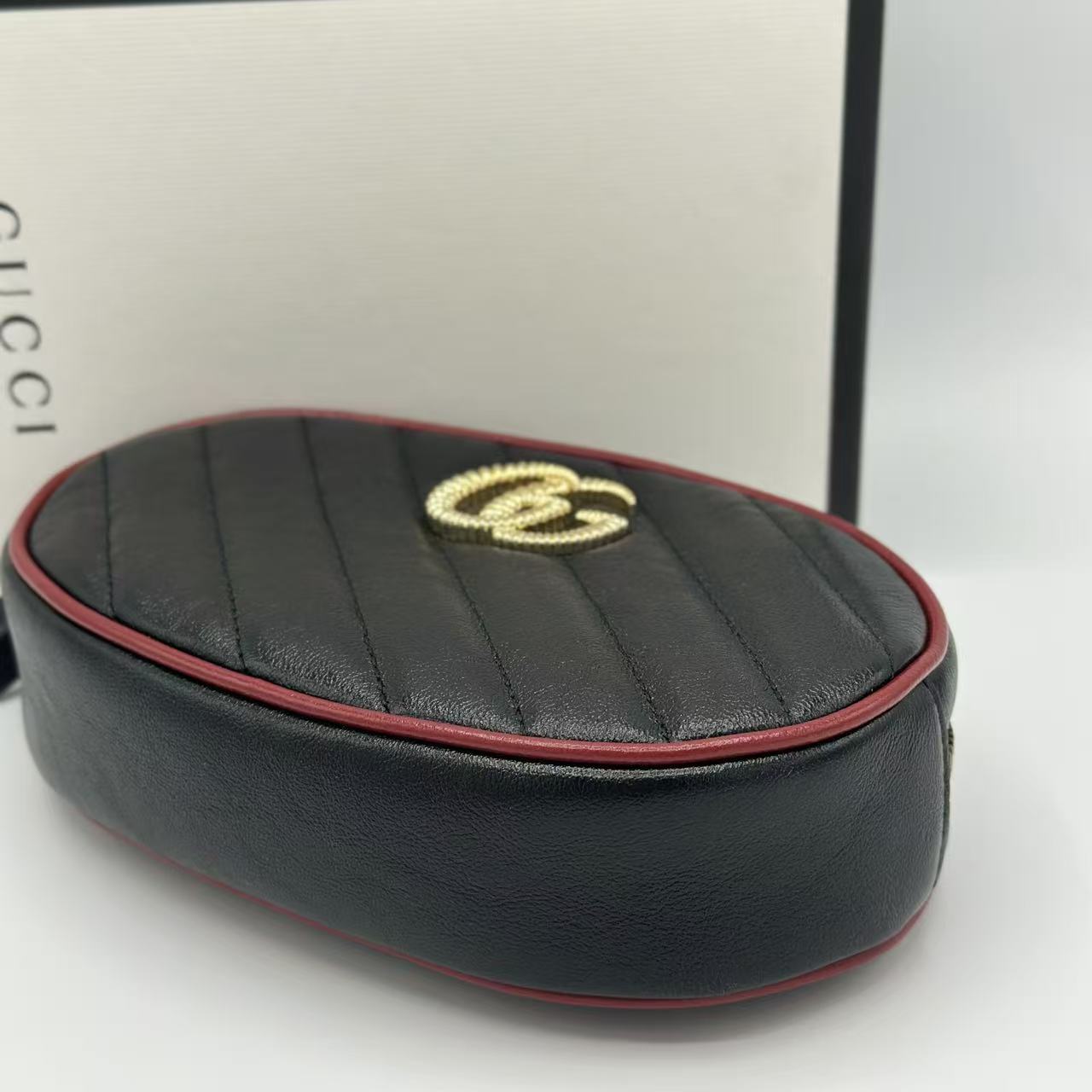 Calfskin Matelasse GG Marmont Belt Bag