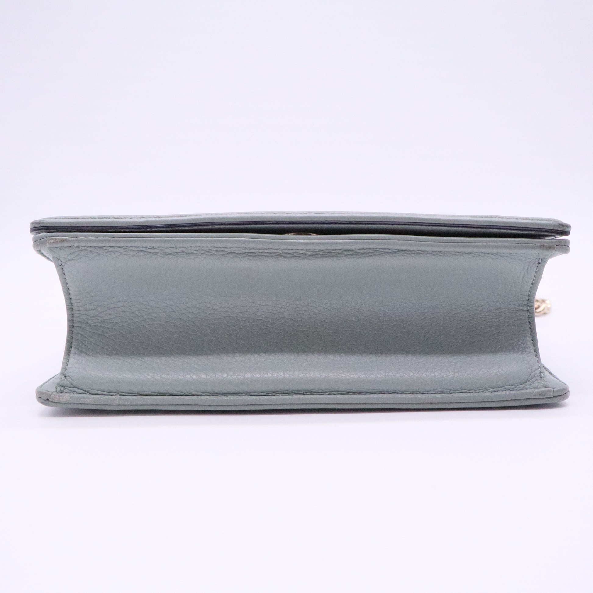 Diorama Flap Bag Grained Calfskin Medium Twins