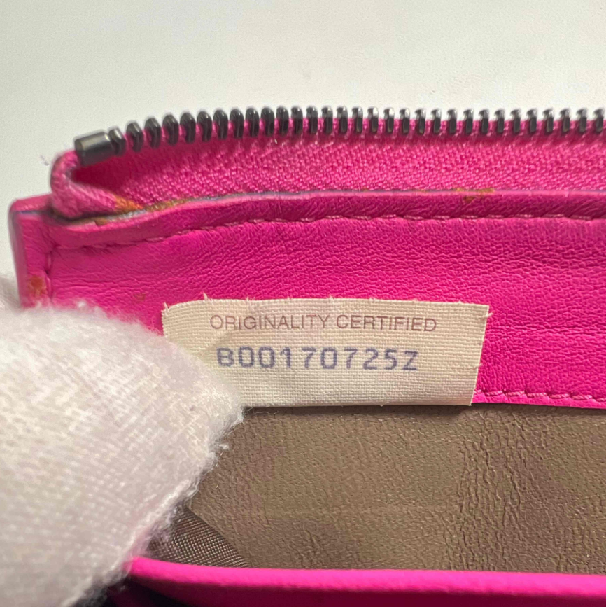 Long Wallet Intrecciato Leather Pink W23265