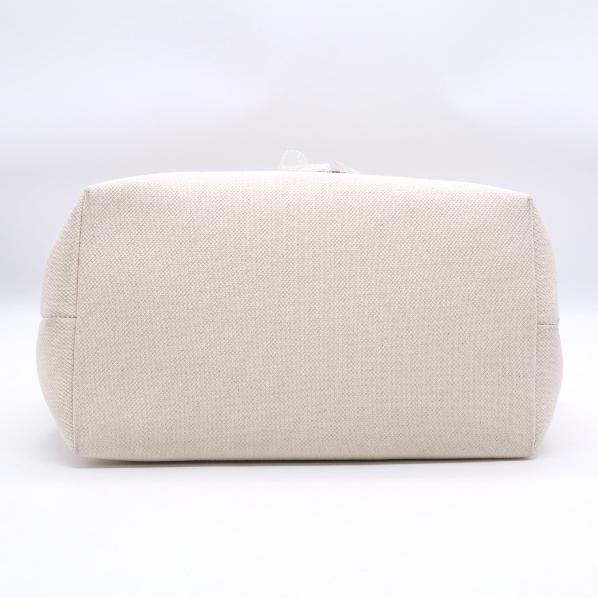 Horizontal Cabas Tote Canvas with Leather Twins LDJ3527