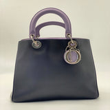 Christian Dior Diorissimo Tote Smooth Calfskin and Python Medium