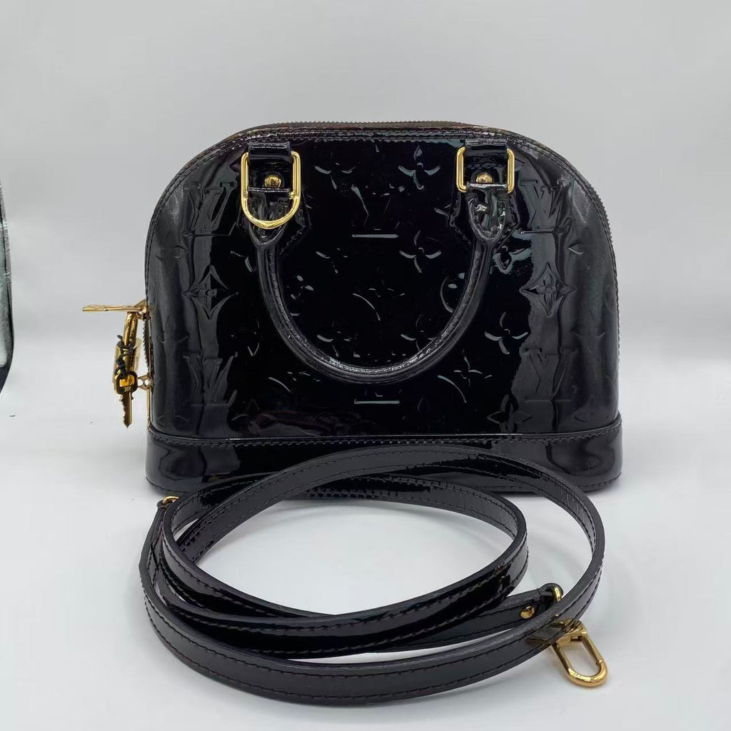 Alma BB patent leather crossbody bag