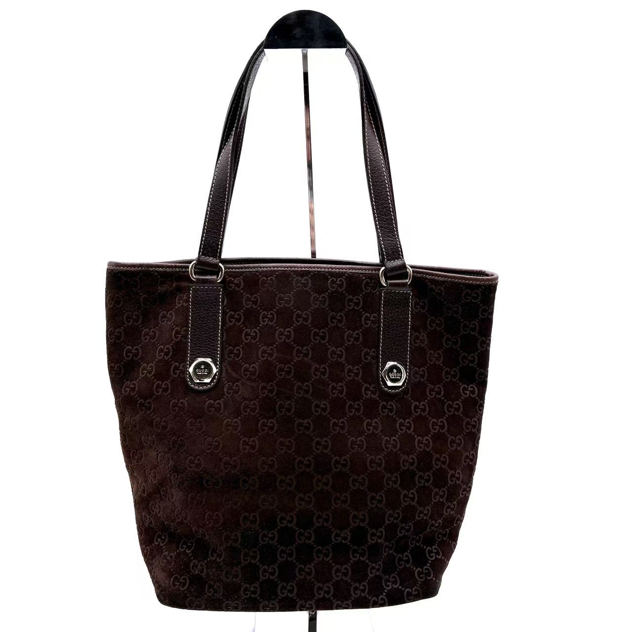 GG Suede Charmy tote bag