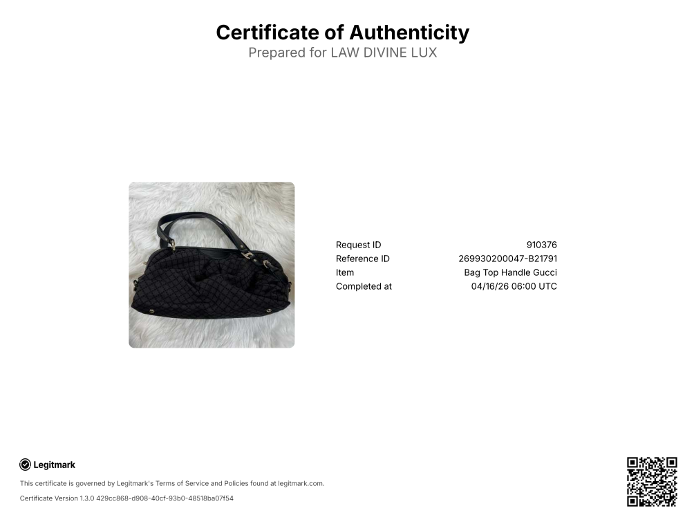 Gucci Diamante Canvas Bridle Satchel Twins B21791