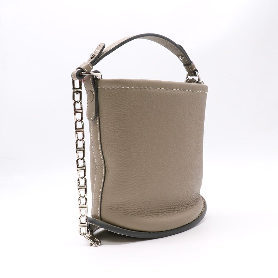 Pin Surpiqué Mini leather shoulder bag LDJ5600 Twins