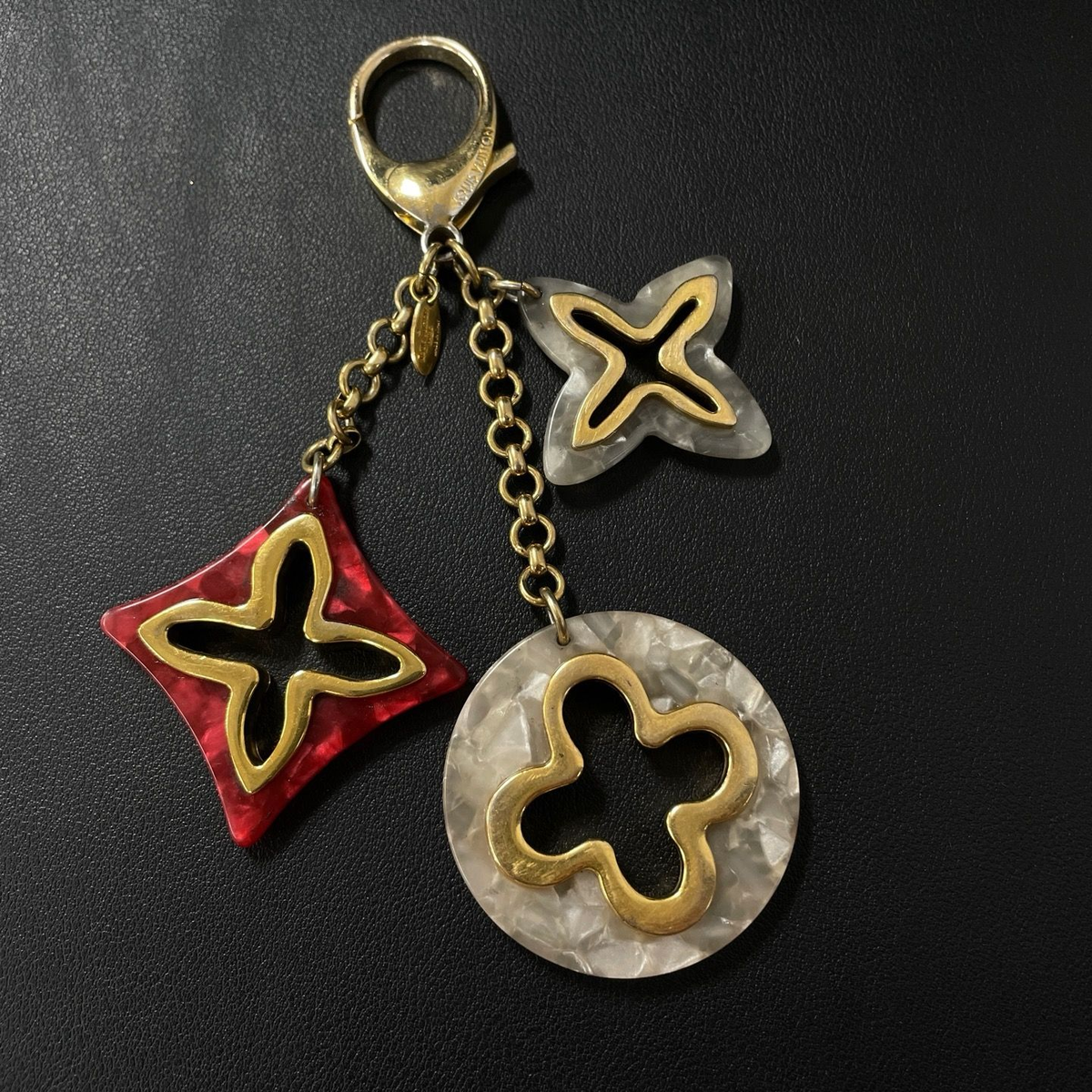 LOUIS VUITTON Insolence Key Holder and Bag Charm twins LDZ1427