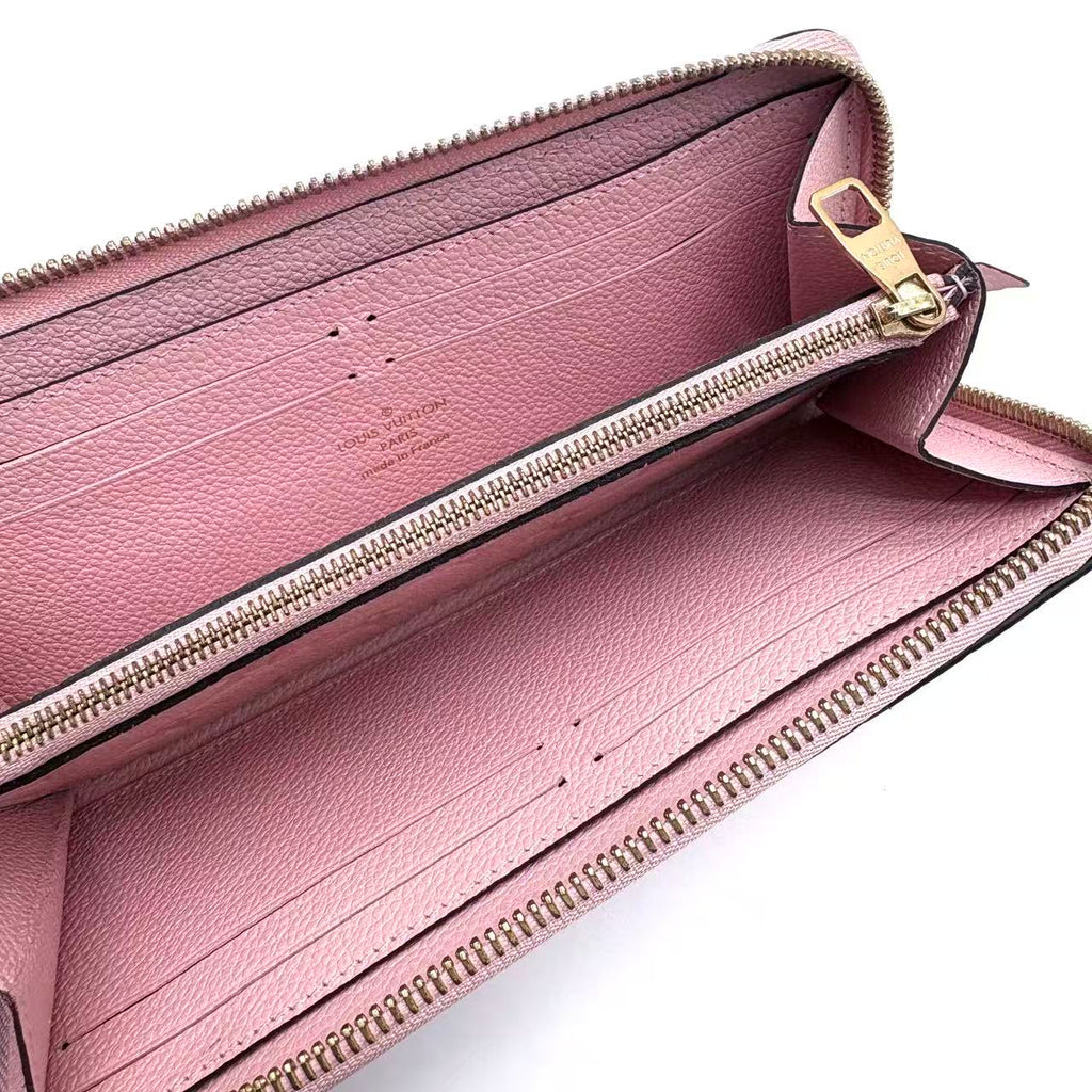 Monogram Clemence Wallet Pink