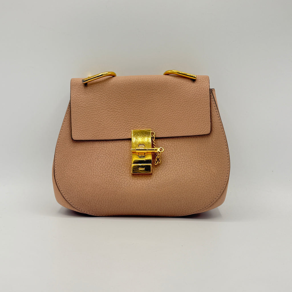 Drew Crossbody Bag Leather and Suede Small