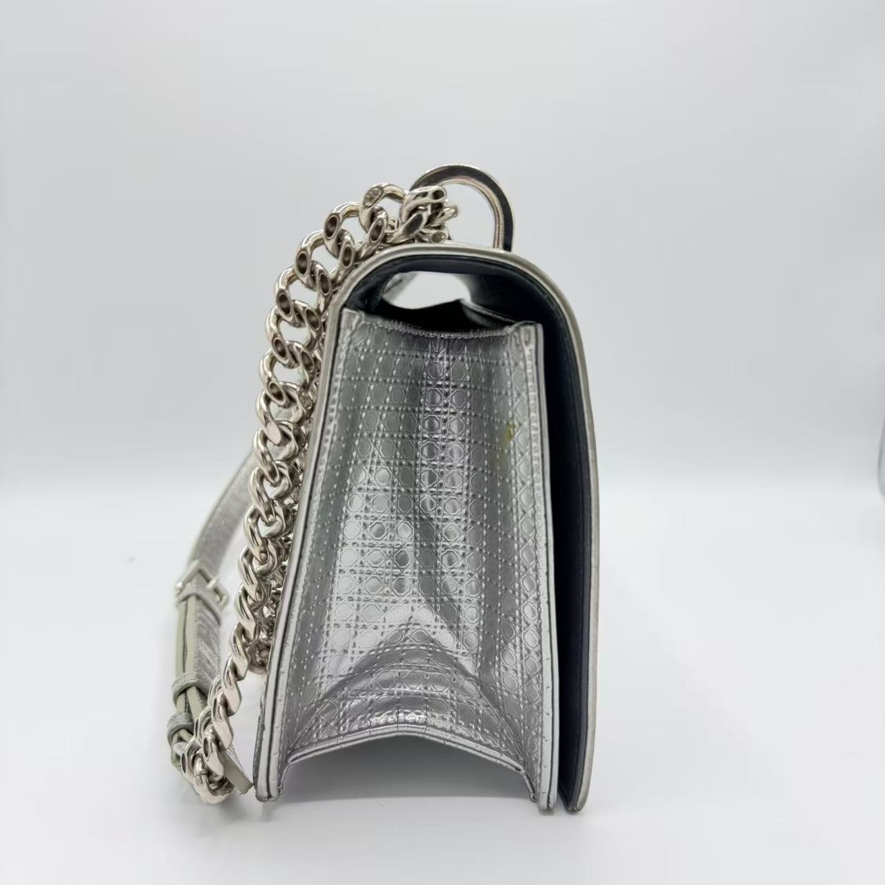 Diorama Flap Bag Cannage Embossed Calfskin Medium