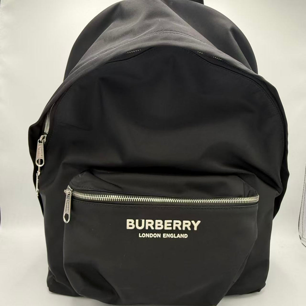 Black Nylon Backpack