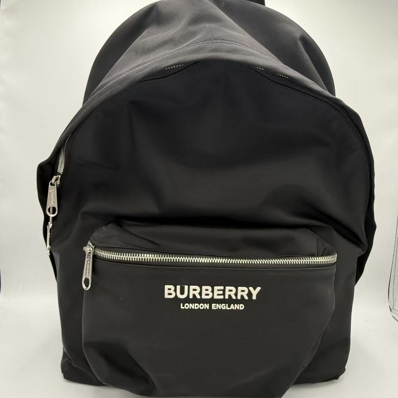 Black Nylon Backpack