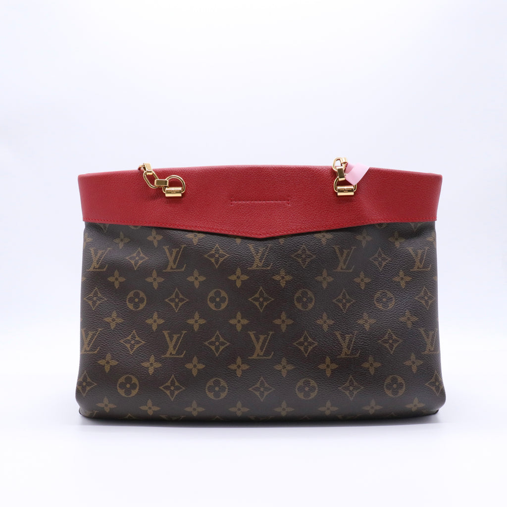 Louis Vuitton Pallas Shopper Monogram Canvas and Calfskin twins