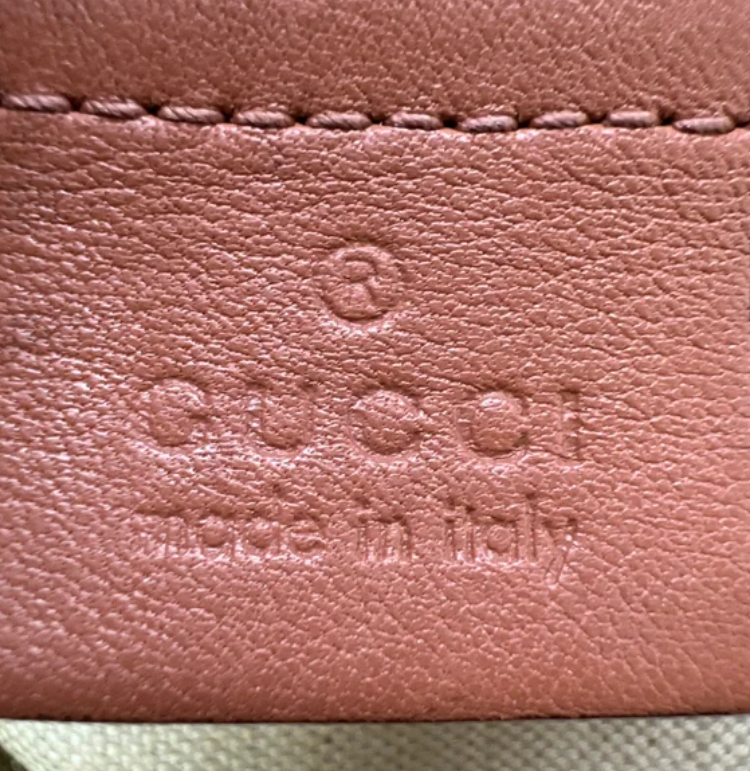 Brown Guccissima Leather Heart Bit Satchel B23984