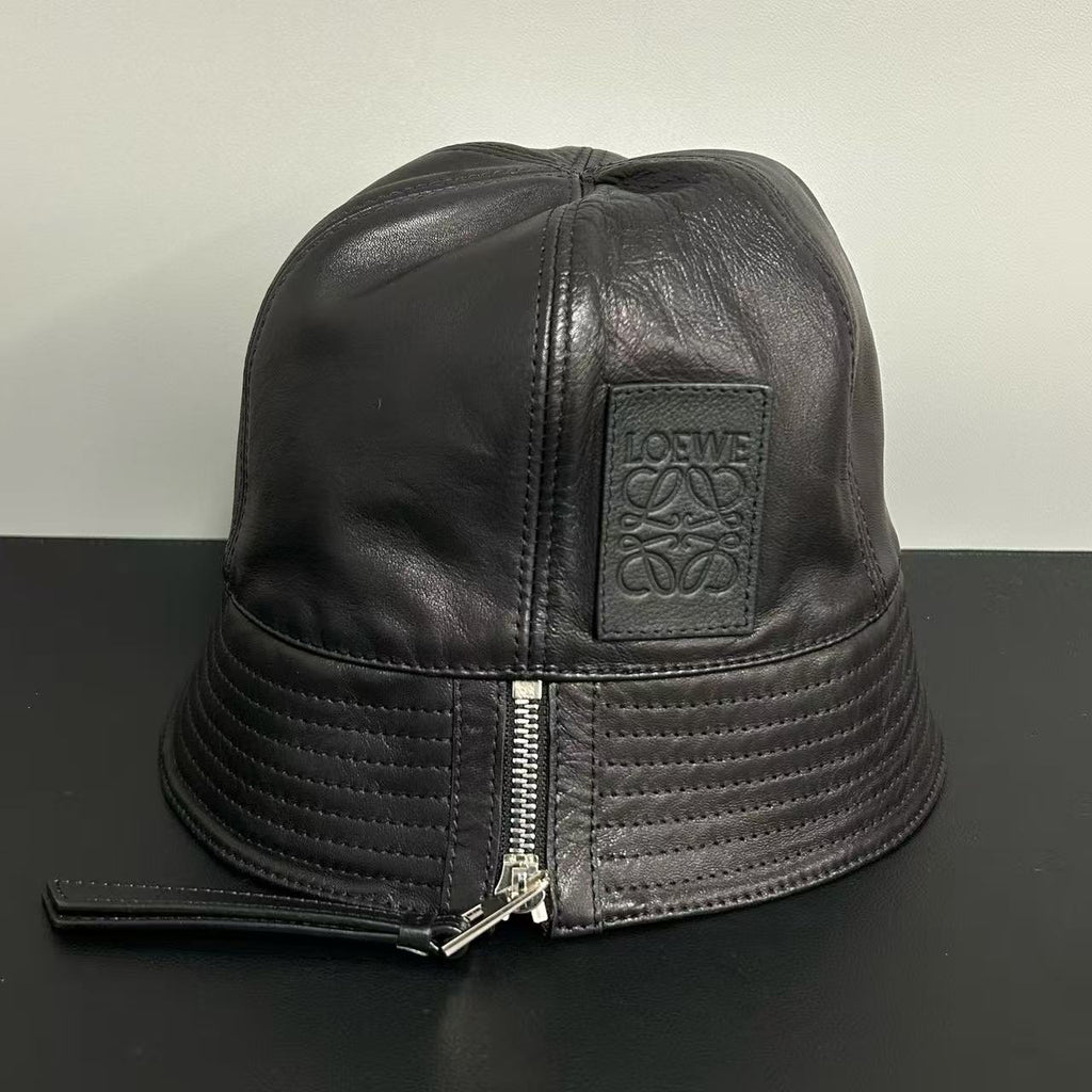 Loewe Bucket Hat Leather Twins LDJ3983