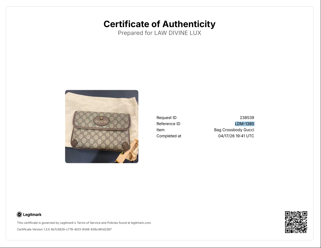 GG Supreme Monogram Neo Vintage Web Belt Bag Brown