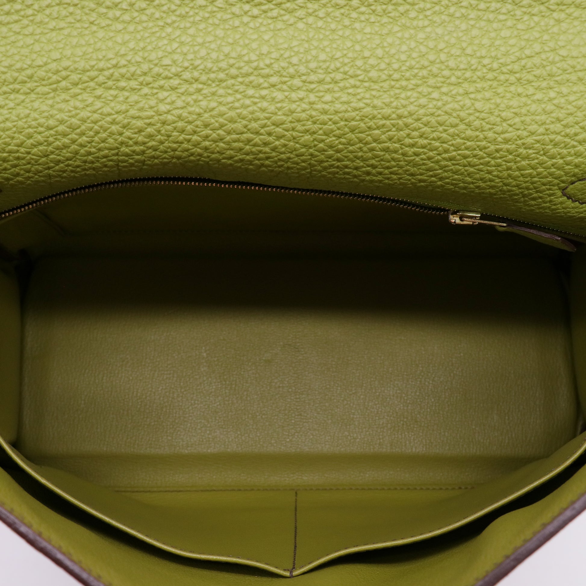 Hermes Kelly 32 Togo Leather Shoulder Bag Vert AnisTwins LDJ4930