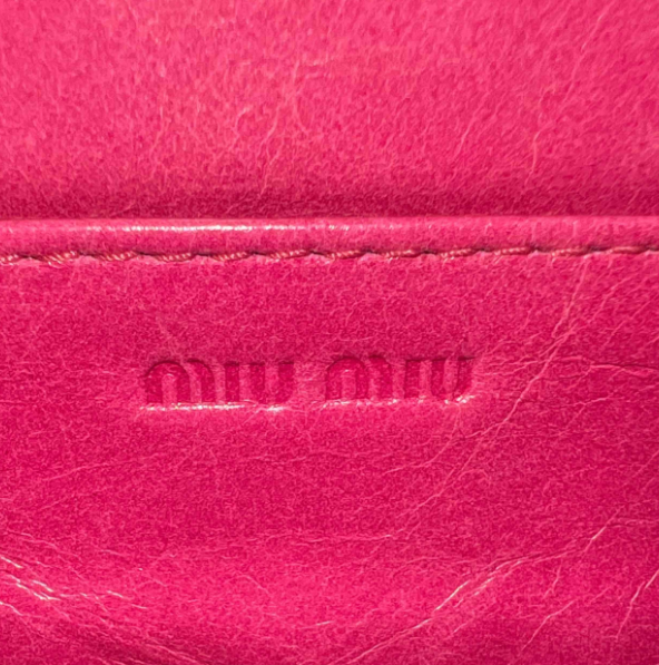 Miu Miu Matelassé Nappa Long Flap Wallet W23551