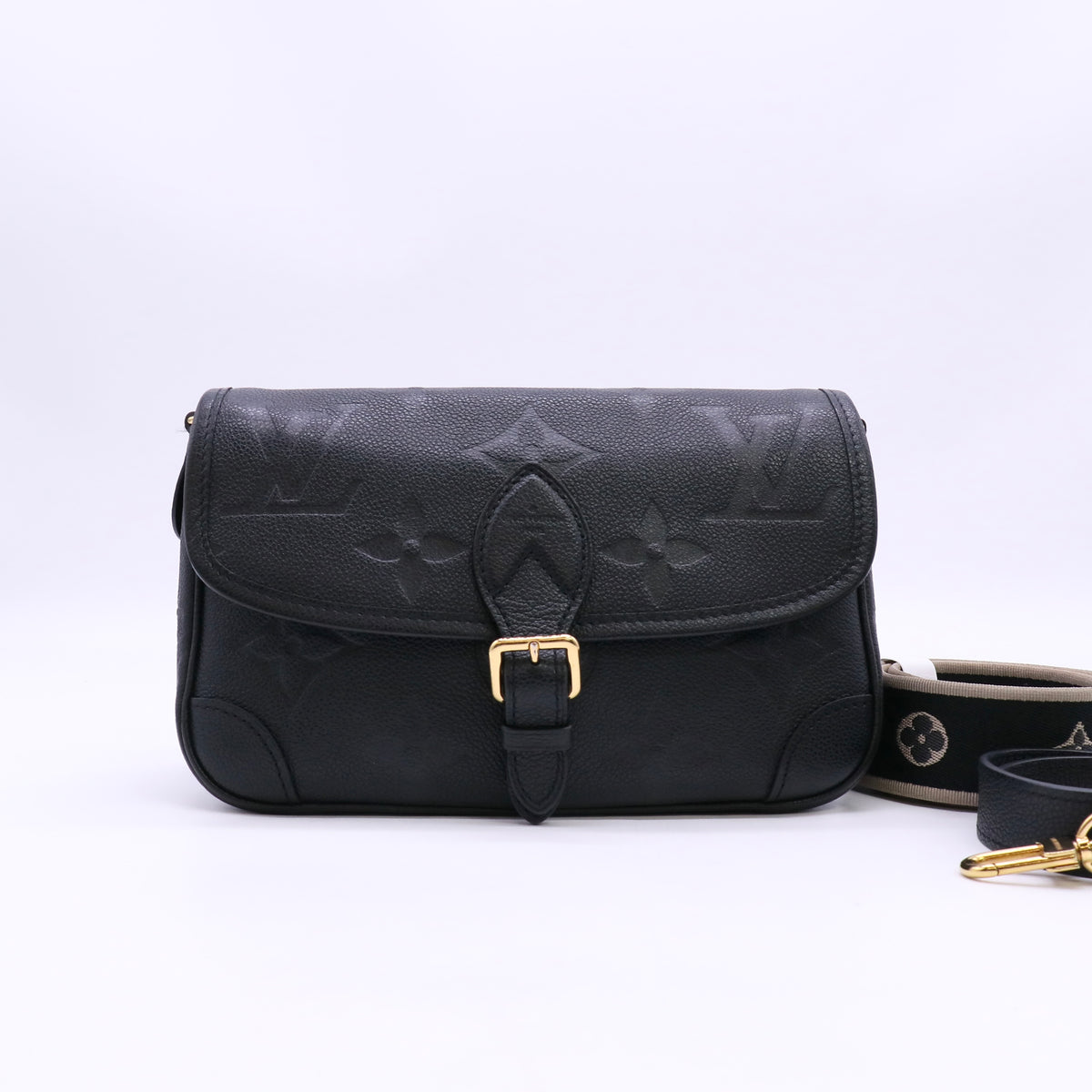 Louis Vuitton Diane Monogram Empreinte Leather Black twins LDJ6496