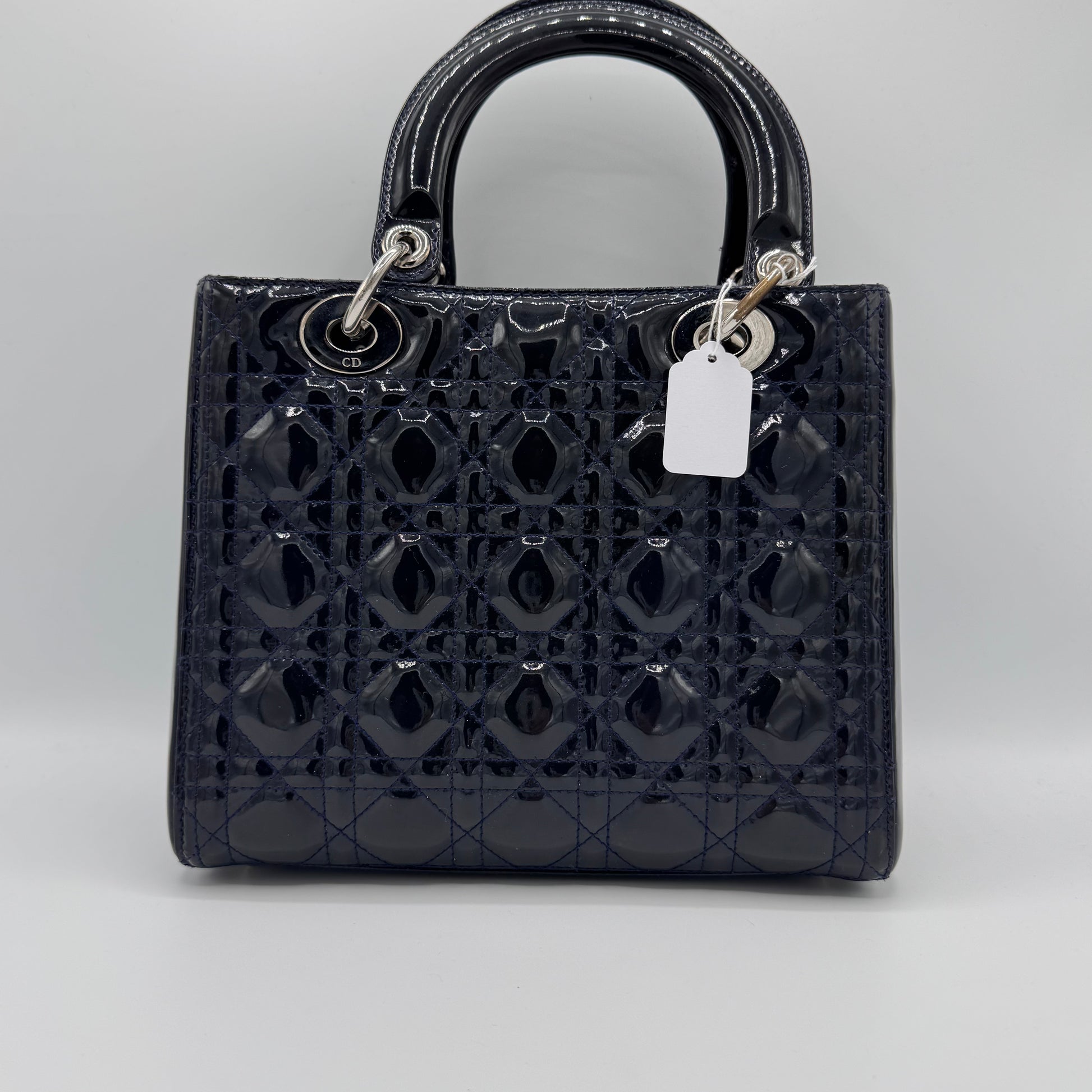 Christian Dior- Lady Dior Handbag Patent Medium
