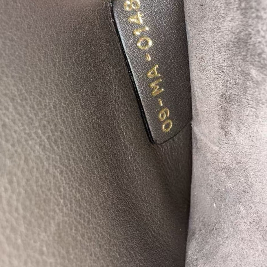 J'Adior Flap Bag Leather Medium Twins