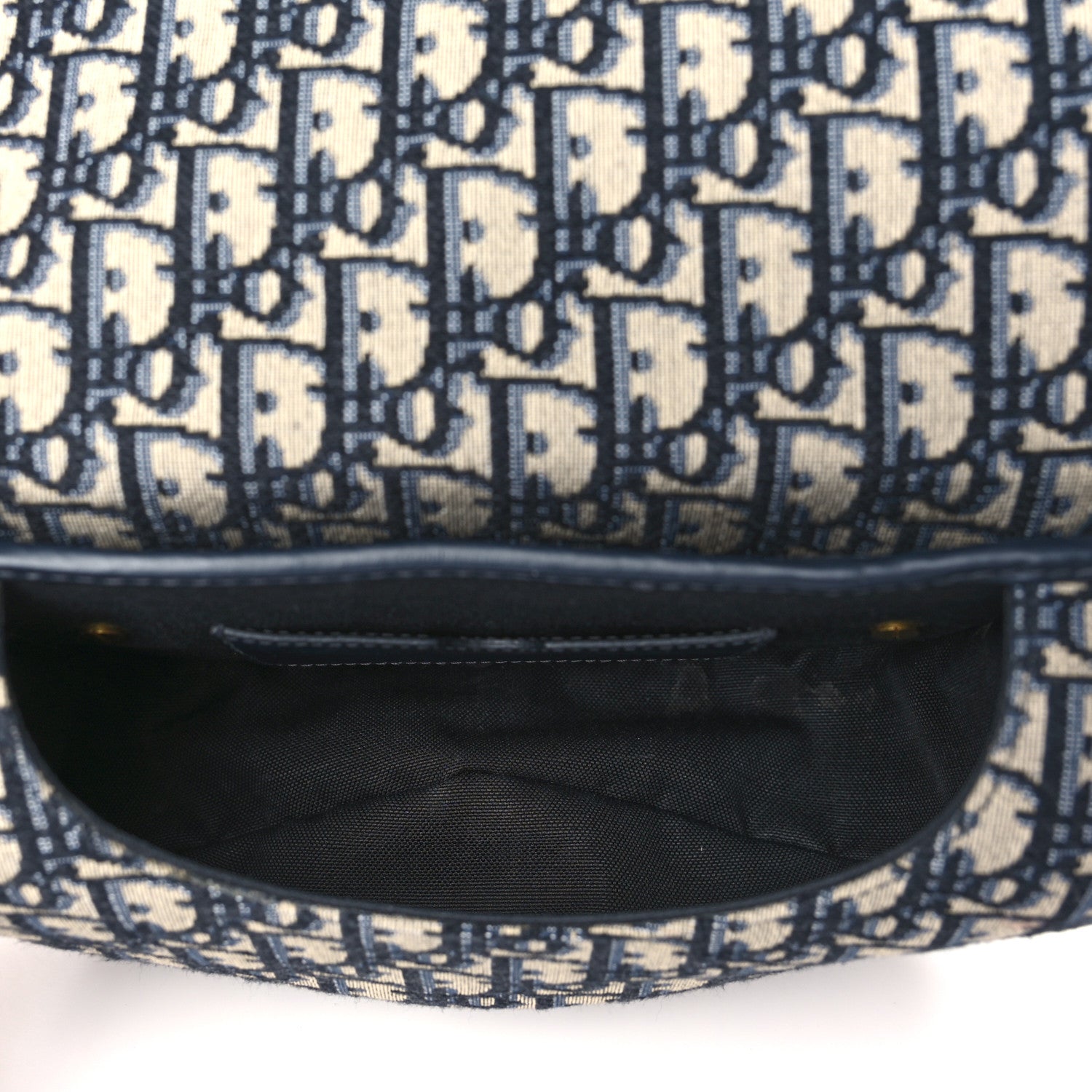 Oblique Medium Bobby Flap Shoulder Bag Blue Twins