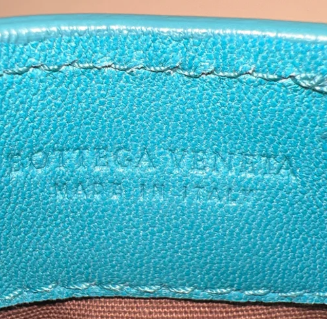 Bottega Veneta Turquoise Intrecciato Phone Case W23197