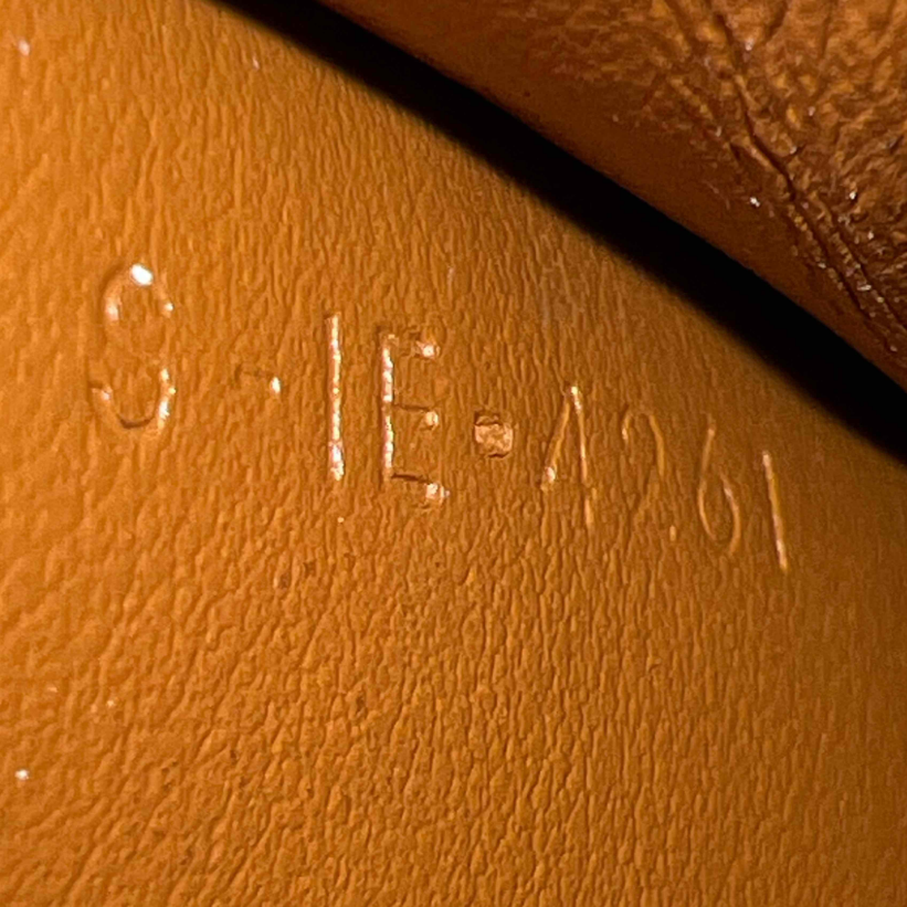 Celine Triomphe Canvas Calfskin Flap Card Holder Tan W23525