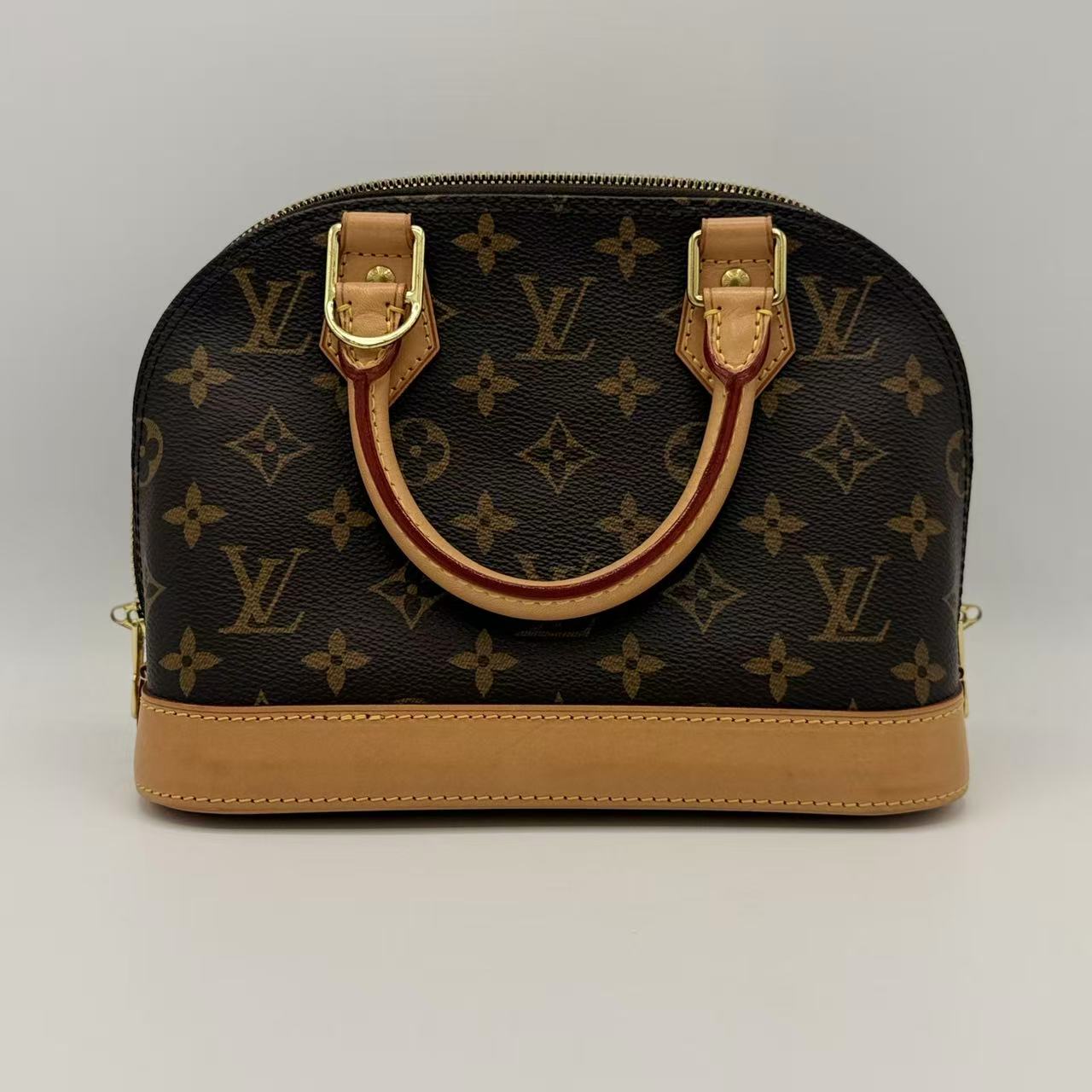 Alma Handbag Monogram Canvas BB
