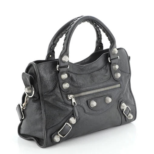 City Giant Studs Bag Leather Medium Twins