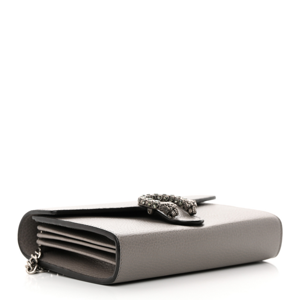 Dionysus Chain Wallet Leather with Embellished Detail Small Twins