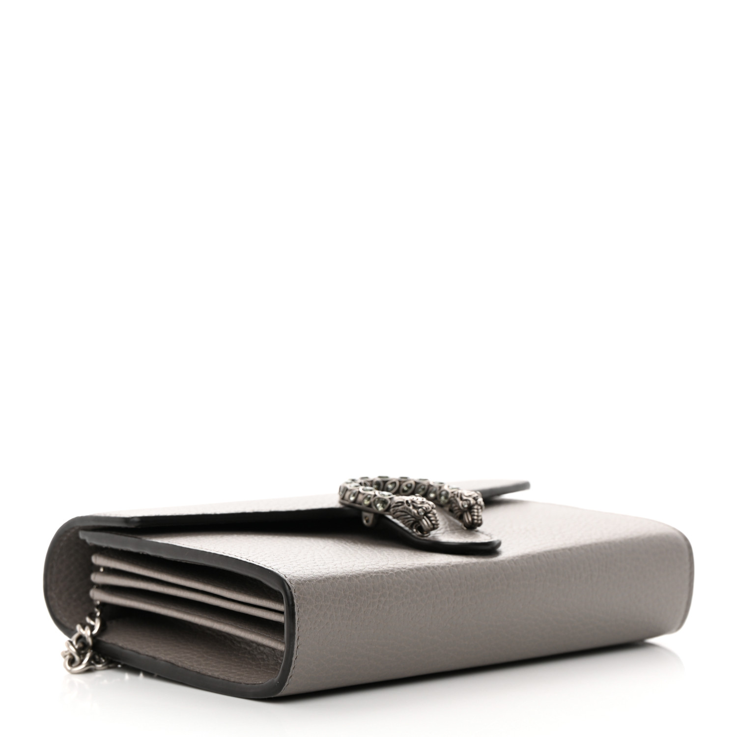 Dionysus Chain Wallet Leather with Embellished Detail Small Twins