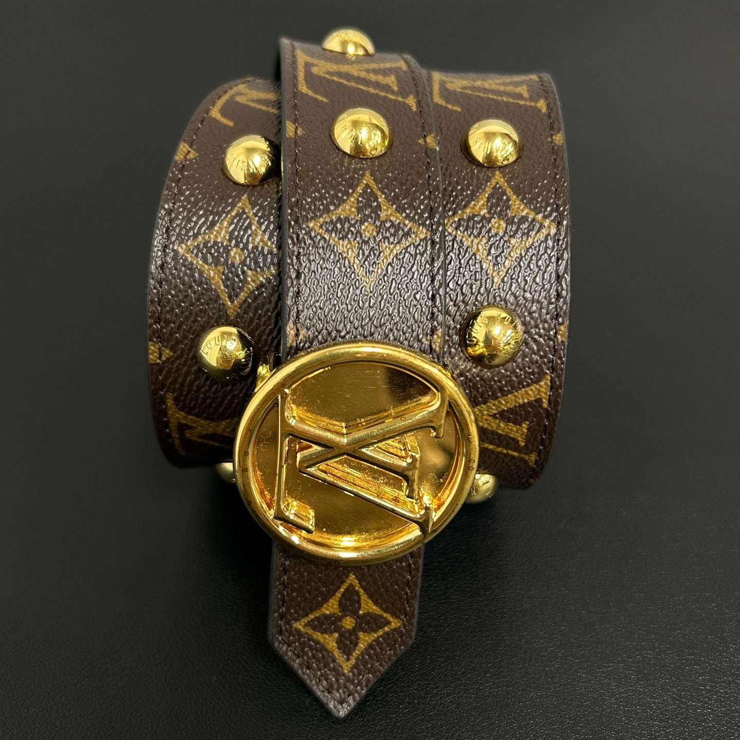 LV Circle Reversible Belt Monogram Canvas and Leather MediumTwins LDJ4335