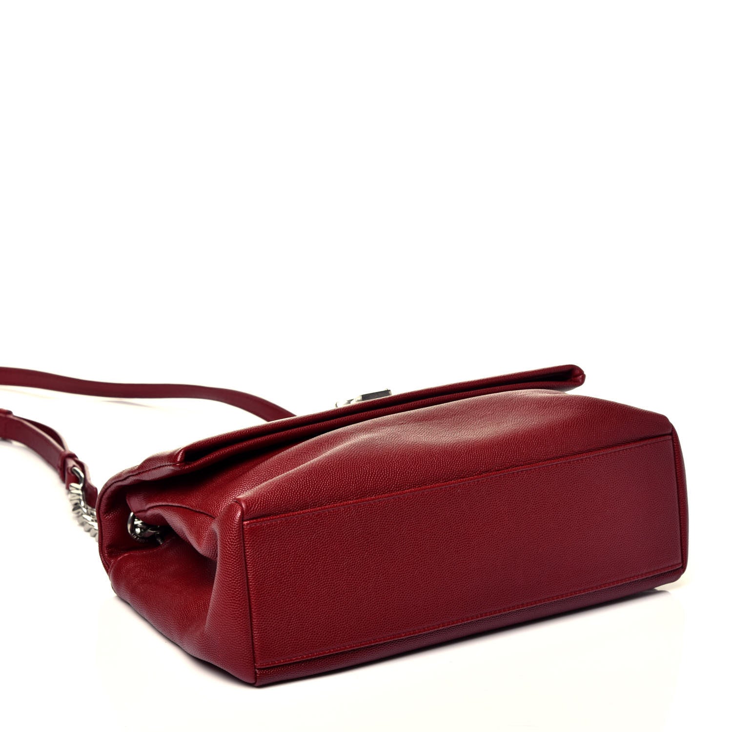 Grain De Poudre Medium West Hollywood Monogram Fold-Over Palissandre twins