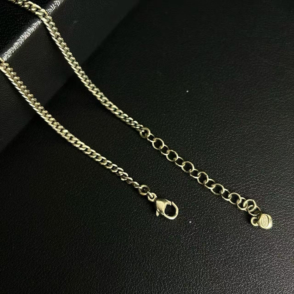 Chanel Pearl CC Long Necklace Gold LDZ0083