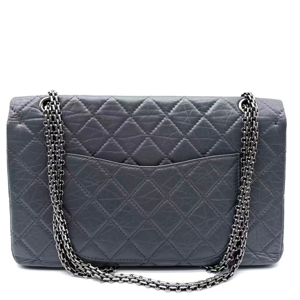 Reissue 2.55 Flap Bag Metallic Quilted Aged Calfskin