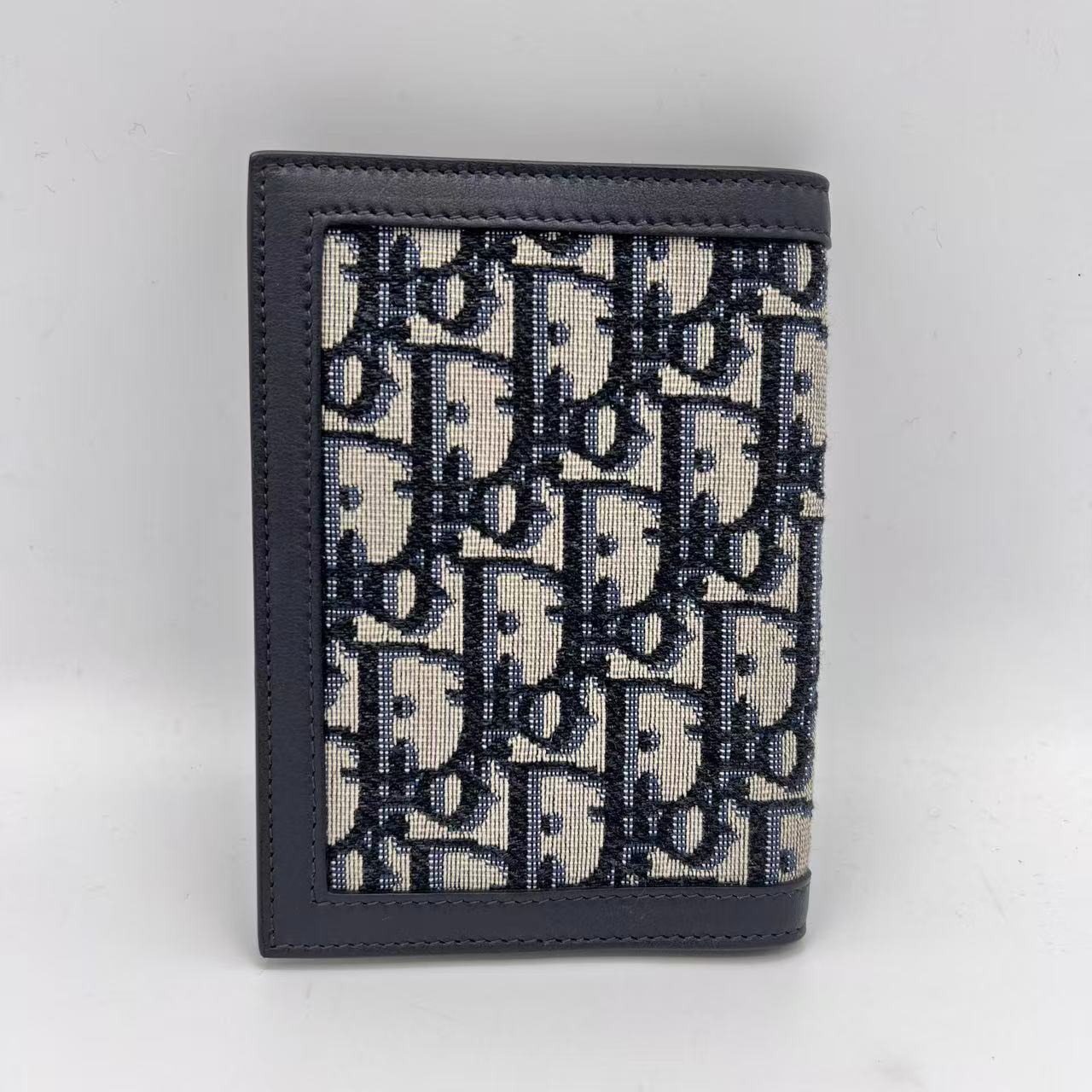 Passport Holder Oblique Canvas with Leather