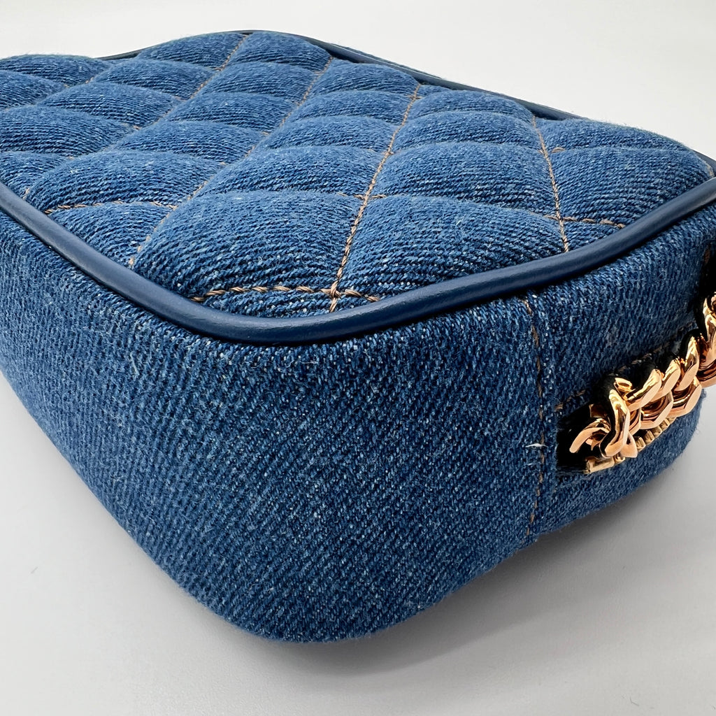 Shoulder Bag Denim Blue
