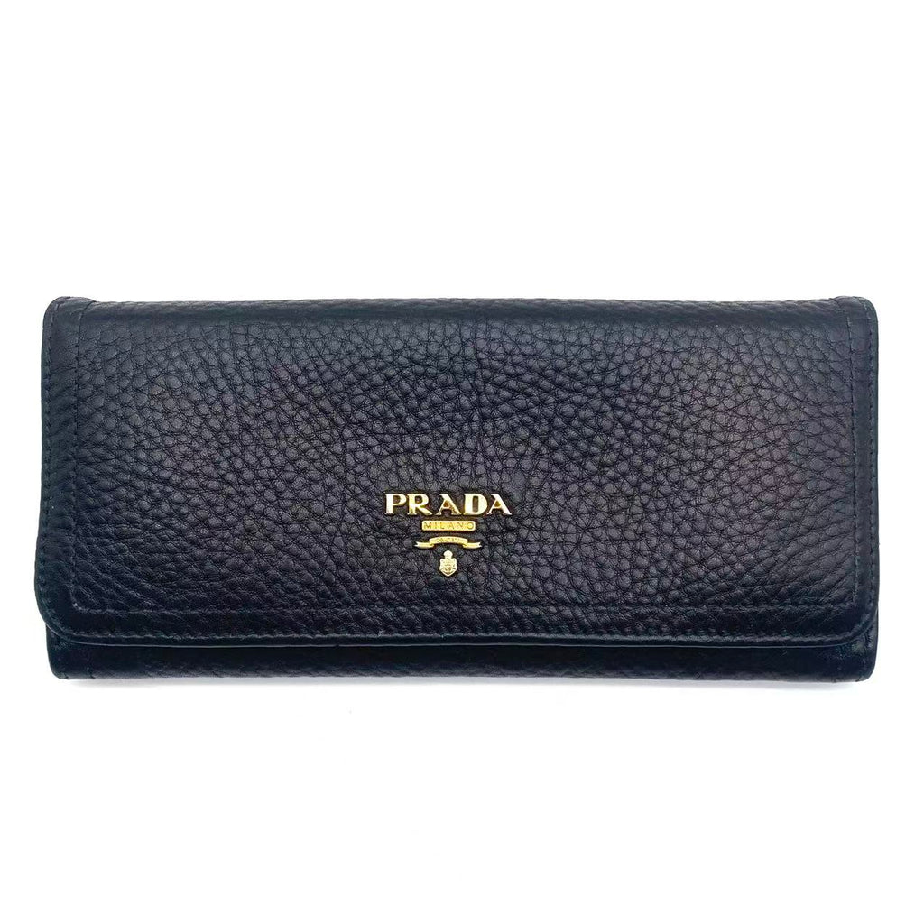 Vitello Daino Leather Continental Wallet