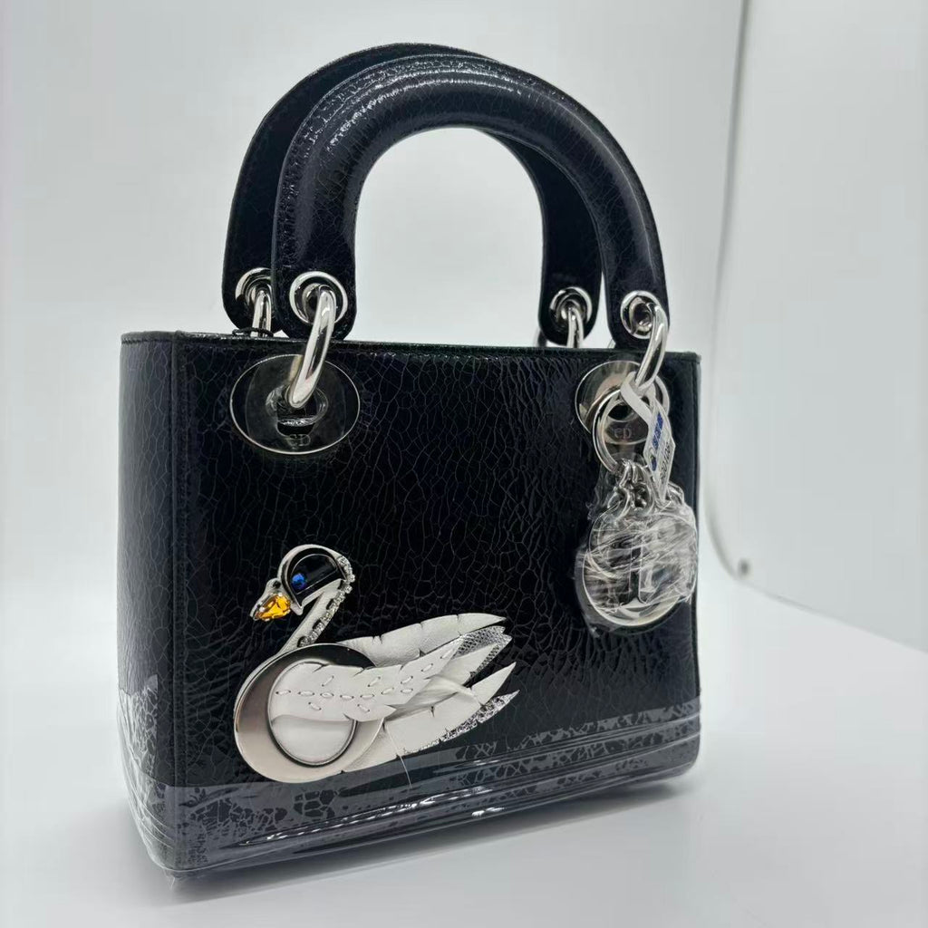 Mini Jeweled Swan Lady Dior
