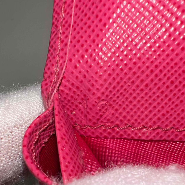 Saffiano Fiocco Continental Bow Wallet Peonia