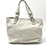 GUCCI Guccissima Medium Icon Bit Tote White